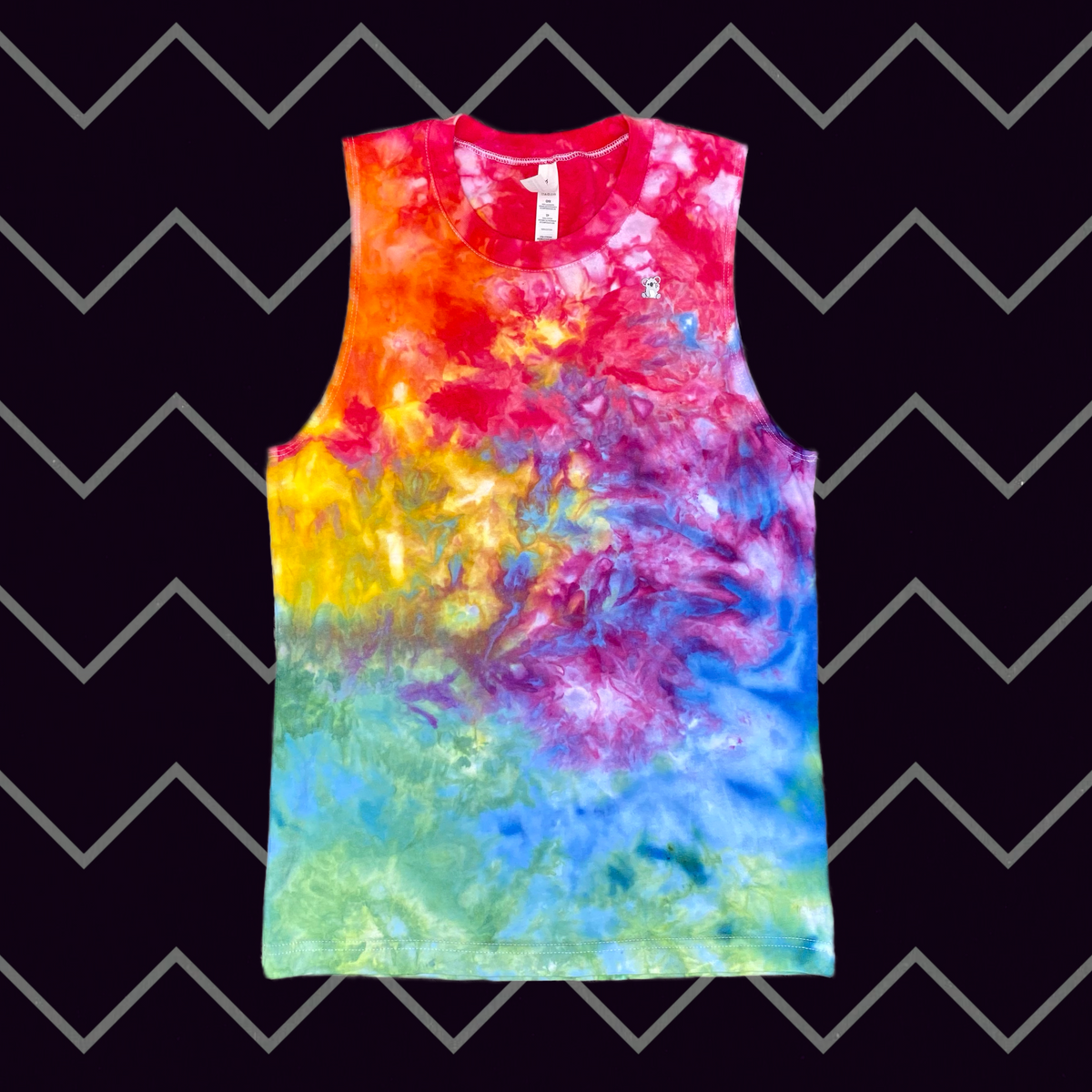 Ice Dye Pride Adult Tank Top XS – Koala Tie Dye