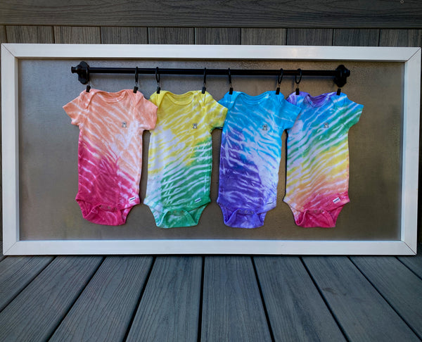 Rainbow Rain Onesie Set